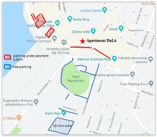 Center Apartment Dalu بولا المظهر الخارجي الصورة